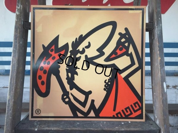 画像1: 80s Vintage Original Little Caesars Pizza Store Sign ( (J118)