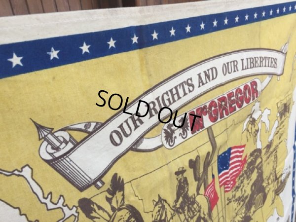 画像4: 70s Vintage McGREGOR 1776-1976 BI-CENTENARY U.S.A. Banner (J120)