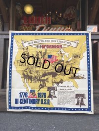 70s Vintage McGREGOR 1776-1976 BI-CENTENARY U.S.A. Banner (J120)