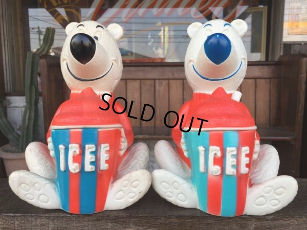 画像1: 【SALE】 70s Vintage ICEE BEAR Bank (J123) 