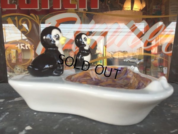 画像7: Vintage Ceramic Penguin Cigarette Ashtray (J125)