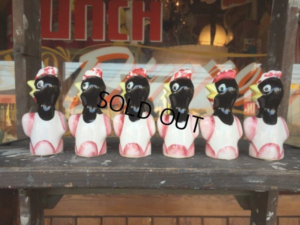 画像3: Vintage Rooster Spice Containers Set (J124)