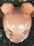 画像6: Vintage Ceramic Pig Face Piggy Bank (J128)