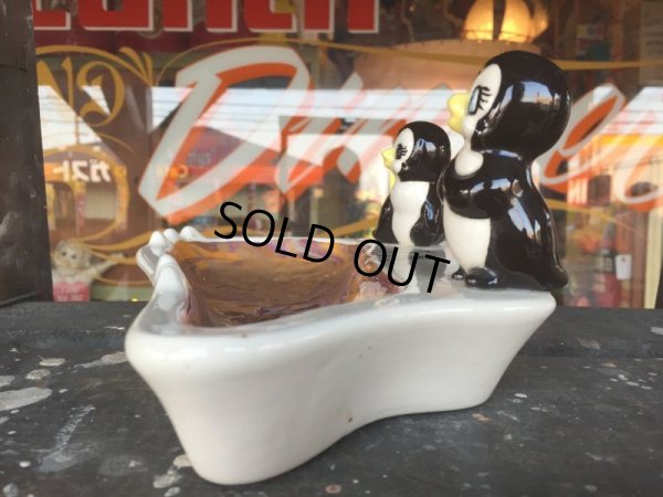 画像5: Vintage Ceramic Penguin Cigarette Ashtray (J125)