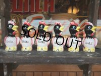 Vintage Rooster Spice Containers Set (J124)