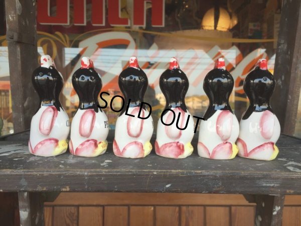 画像4: Vintage Rooster Spice Containers Set (J124)