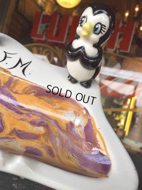 画像3: Vintage Ceramic Penguin Cigarette Ashtray (J125)