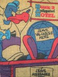 画像6: 70s Vintage Walter Lantz Buzz's Antiquated Hotel Burlap Message Board (J126)