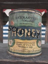Vintage Extracted Honey Can (J129)