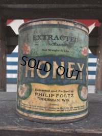 Vintage Extracted Honey Can (J129)