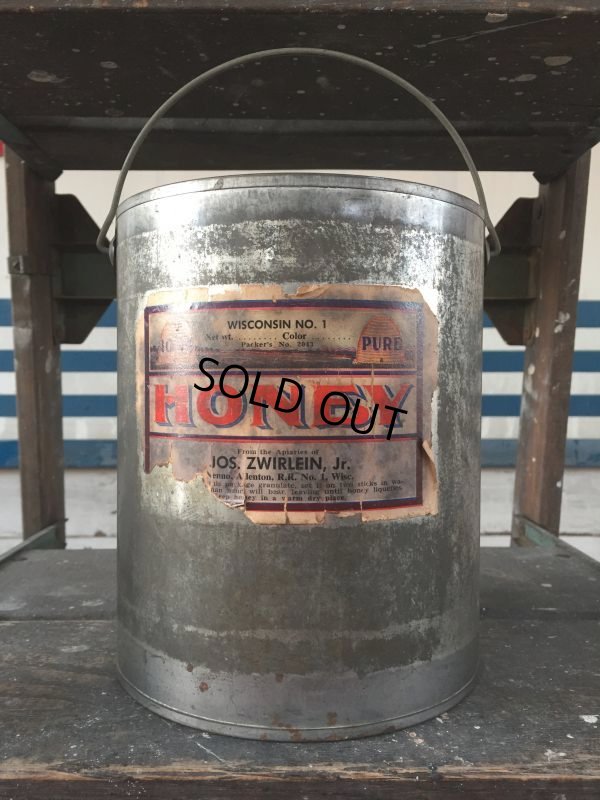 画像1: Vintage Honey Can Bucket (J130)