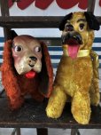 画像10: Vintage Rubber Face Dog Doll Lady and The Tramp (J149)