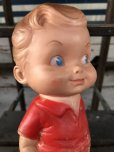 画像7: 60s Vintage Edward Mobley Squeak Doll Boy & Frog (J157)