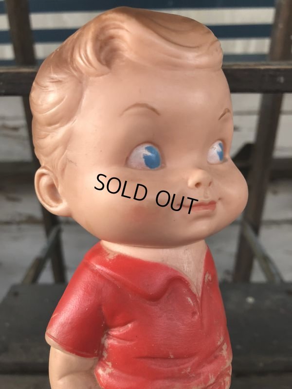 画像7: 60s Vintage Edward Mobley Squeak Doll Boy & Frog (J157)