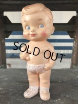 60s Vintage Edward Mobley Squeak Doll Boy & Bear (J158)