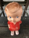 画像5: 60s Vintage Edward Mobley Squeak Doll Boy & Frog (J157)