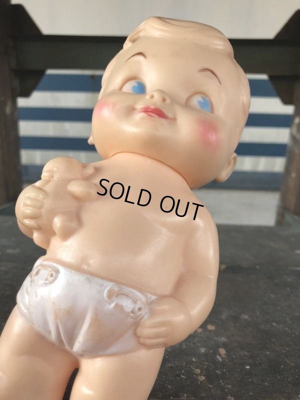 画像6: 60s Vintage Edward Mobley Squeak Doll Boy & Bear (J158)