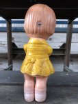 画像3: 60s Vintage Edward Mobley Squeak Doll Girl & Bear (J156)