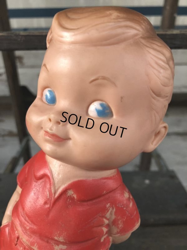 画像8: 60s Vintage Edward Mobley Squeak Doll Boy & Frog (J157)