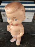 画像9: 60s Vintage Edward Mobley Squeak Doll Boy & Bear (J158)