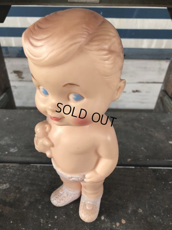 画像9: 60s Vintage Edward Mobley Squeak Doll Boy & Bear (J158)