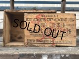 Vintage Salt Codfish Wooden Box Groton's (J167) 