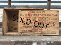 Vintage Salt Codfish Wooden Box Groton's (J167) 