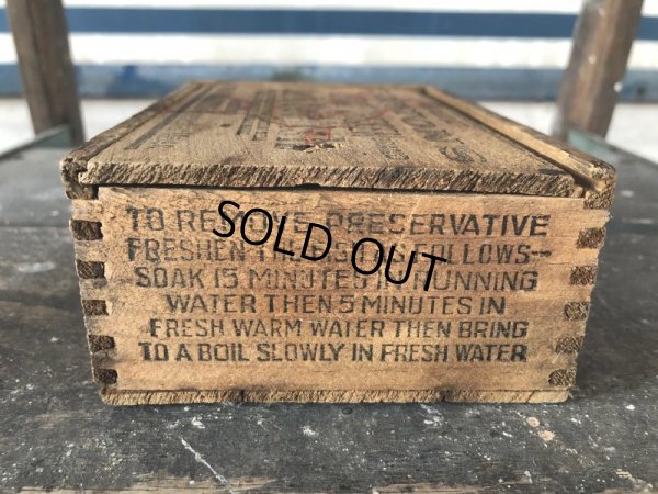 画像7: Vintage Salt Codfish Wooden Box Groton's (J167) 