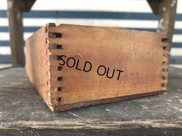 画像6: Vintage Salt Codfish Wooden Box OLD ENGLISH (J166) 