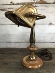 画像6: Vintage Adjustable Brass Desk Lamp w/ Edison Bulb (J165) 