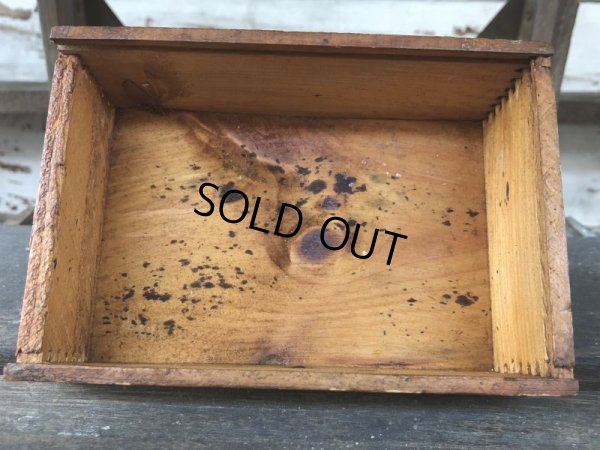 画像9: Vintage Salt Codfish Wooden Box OLD ENGLISH (J166) 