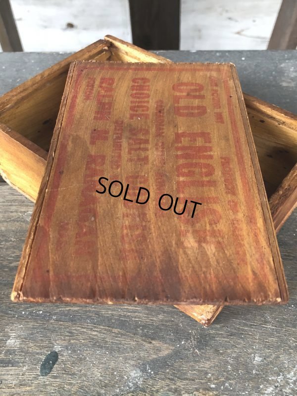 画像8: Vintage Salt Codfish Wooden Box OLD ENGLISH (J166) 