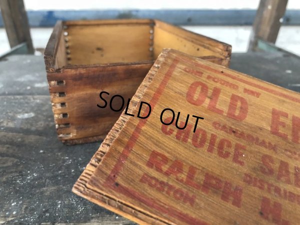 画像7: Vintage Salt Codfish Wooden Box OLD ENGLISH (J166) 