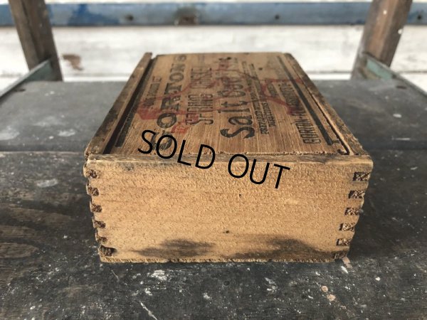 画像5: Vintage Salt Codfish Wooden Box Groton's (J167) 
