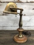 画像5: Vintage Adjustable Brass Desk Lamp w/ Edison Bulb (J165) 