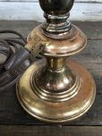 画像7: Vintage Adjustable Brass Desk Lamp w/ Edison Bulb (J165) 