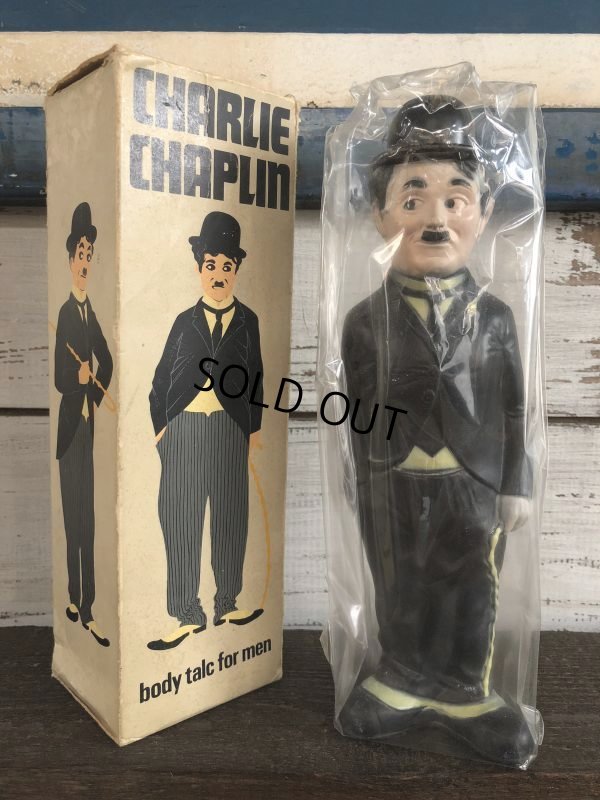 画像1: 70s Vintage Charlie Chaplin Bottle (J171)