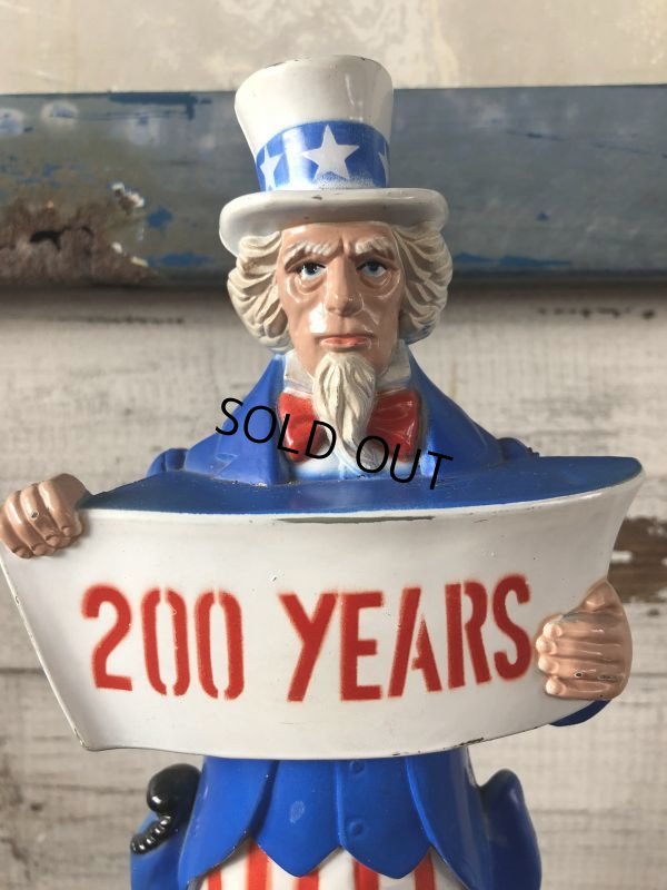 画像10: Vintage 200 Years of America Uncle Sam Plastic Bank  (J182)