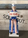 Vintage 200 Years of America Uncle Sam Plastic Bank  (J182)