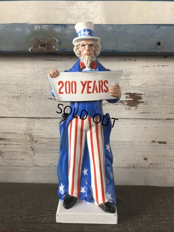 画像1: Vintage 200 Years of America Uncle Sam Plastic Bank  (J182)