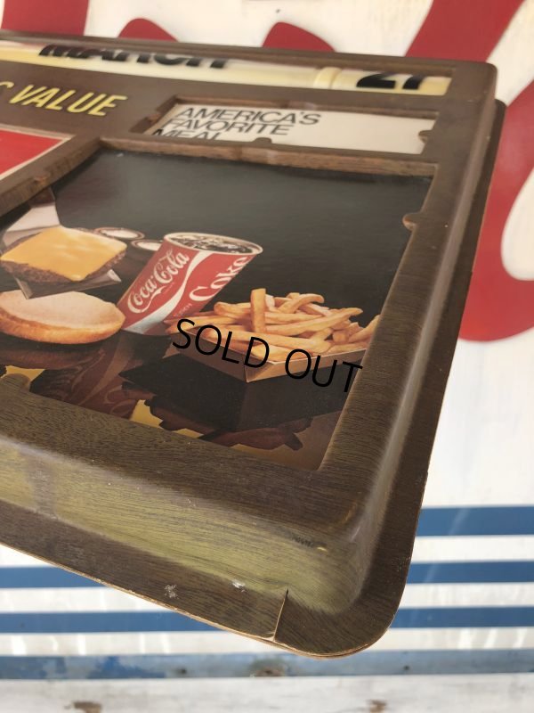 画像5: Vintage Coca Cola Menu Board w/Calendar (J184)