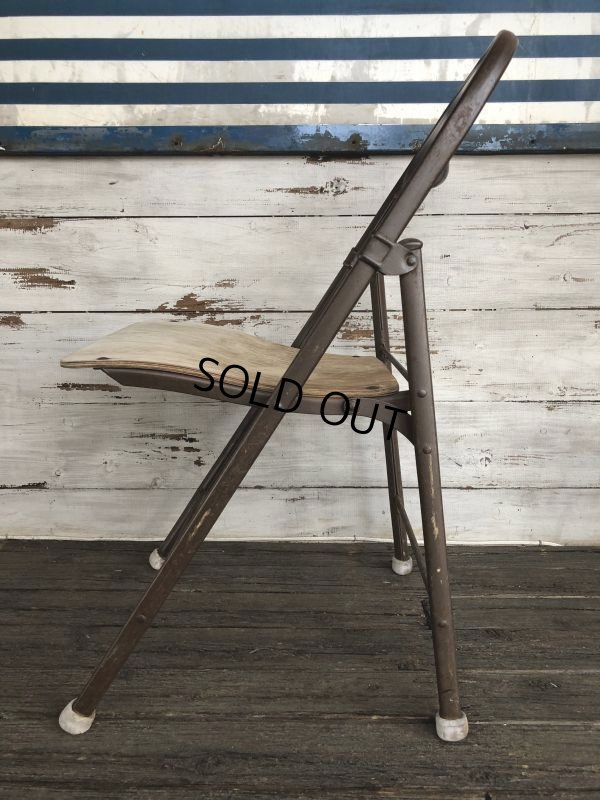 画像2: Vintage Metal Folding Chair (J198)