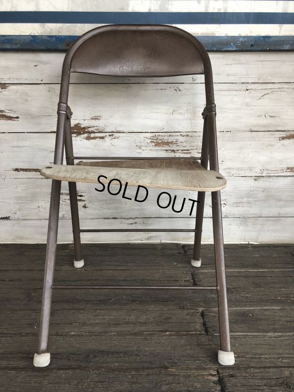 画像9: Vintage Metal Folding Chair (J198)