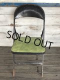 Vintage Lyon Metal Folding Chair (J200)