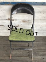 Vintage Lyon Metal Folding Chair (J200)