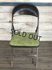 Vintage Lyon Metal Folding Chair (J200)