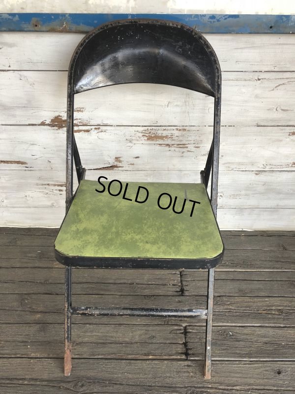 画像1: Vintage Lyon Metal Folding Chair (J200)