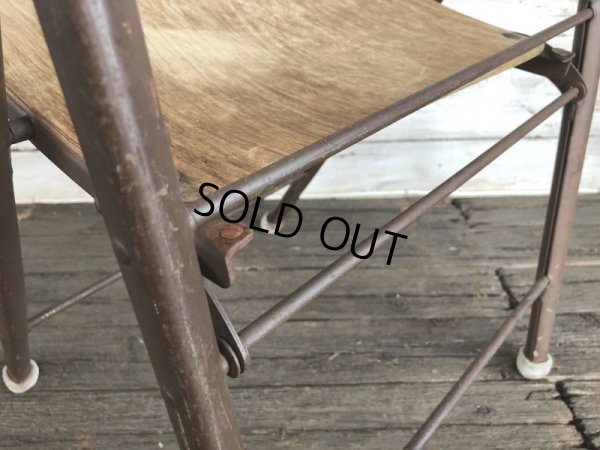 画像5: Vintage Metal Folding Chair (J198)