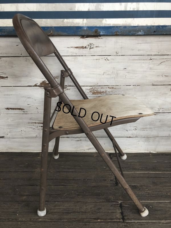画像4: Vintage Metal Folding Chair (J198)