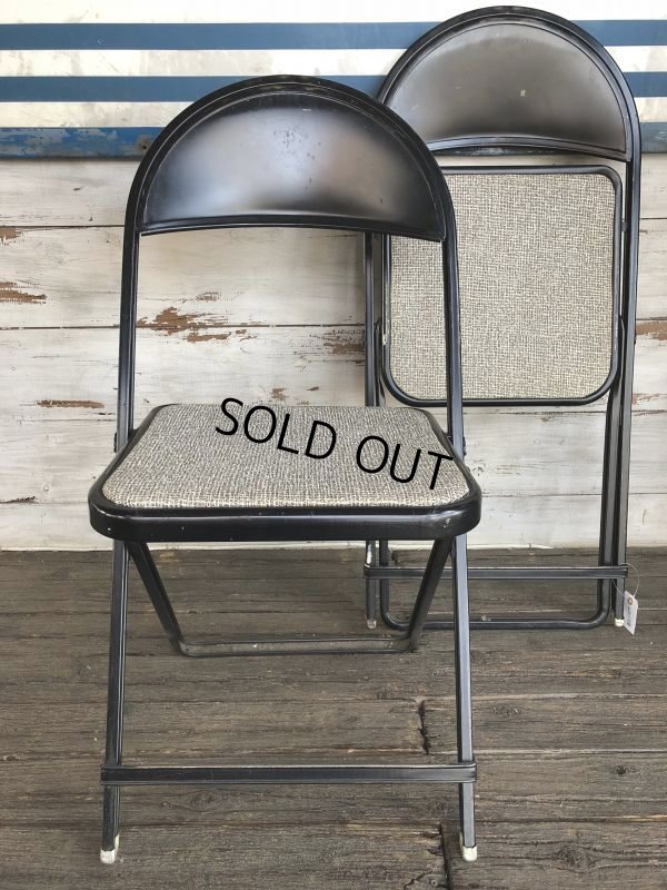 画像1: Vintage Metal Folding Chair (J199)